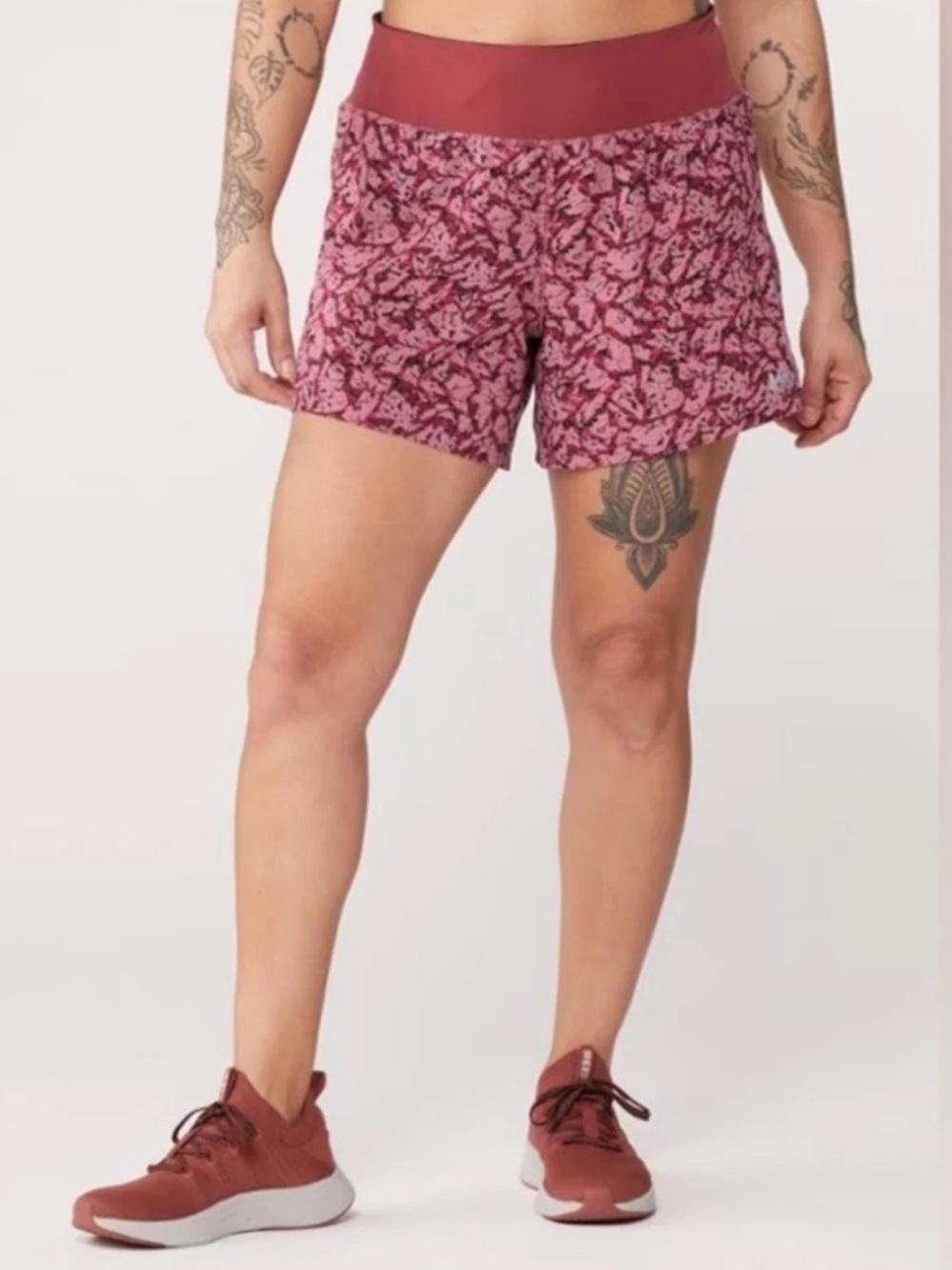 REI Co-Op Swiftland 5" Running Shorts Rocky Ridge Shaded Sumac Size Medium - Picture 15 of 16